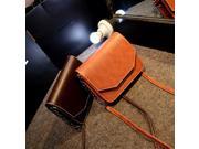Women Girls Korean Cool Vintage Hard Leather Shoulder Crossbody Bag Handbags