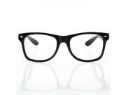 Unisex Men Lady Geek Nerd Fancy Dress Eye Glasses Square Big Frame 12 Colors