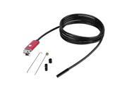New 2M Length 7mm Video Camera 6 LEDs USB Waterproof Endoscope For Android