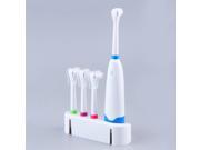 Electric Oral Care Toothbrush Replacement With 4 Teeth Brush Heads Bathroom