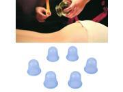 6 x Chinese Therapy Cellulite Medical Vacuum Silicone Health Massage Cupping