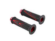 One Pair Motorcycle Handle Bar Sports Metal Rubber Hand Grips Accessories
