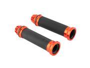 One Pair Motorcycle Handle Bar Sports Metal Rubber Hand Grips Replacement