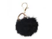 8CM Soft Faux Rabbit Fur Ball Keyring Handbag Cell Phone Pendant Key Chain