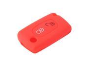 Key 2 Button Silicon Remote Folding Shell Case Cover For CITROEN PEUGEOT