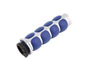 New Style Sports Motorcycle Aluminum Rubber Gel Hand Grips Handle Blue