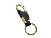 Good Leather Belt Buckle Clip Keychain Key Chain Ring 4 Color For Options