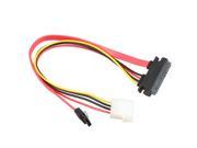 High Speed Sata 7 15p To Sata 7p M IDE 4P Hard Disk Power Data Cable 31CM
