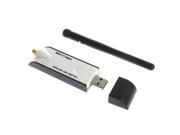 300Mbps 2dBi Dual Band 2.4 2.4835GHz Wireless USB WIFI Dongle LAN PC Adapter