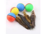 Dog Cat Weasel Motorized Funny Rolling Ball Pet Appears Jump Moving Alive Toy