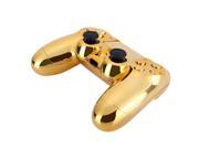 Gold Chrome Replacement Hydro Dipped Shell Mod Kit for PS4 Controller