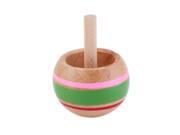 Novelty 3pcs Wooden Colorful Spinning Top Kids Wood Children s Party Toy