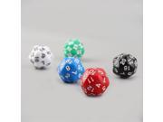 5pcs Set Thirty Sided D30 25mm Gaming Playing Games Dices Solid Color