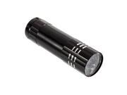 Classic 9 LED Aluminum Flashlight Lamp Small Flashlight Emergency Camping