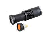 400Lm REAL XML Q5 LED ZOOMABLE Zoom Mini Flashlight Torch 3 MODES