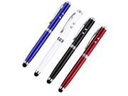 4in1 LED Laser Pointer Torch Touch Screen Stylus Ball Pen for iPhone4 4s