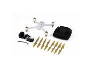 White FPV Quadcopter with 1080P Camera 4.3 inch FPV for Hubsan H501S