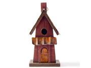 Glitzhome Rustic Garden Distressed Wooden Birdhouse Eaves