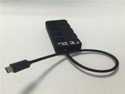 QSMHYM Type C 4 Port USB 3.0 HUB CQT 308 T