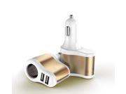 Dual USB Car Charger with Cigarette Lighter 5V 3.1A Universal Fast Charger