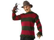 Freddy Krueger Deluxe Costume Sweater and Mask Size XL