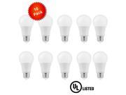 Green Light Depot A19 LED BULBS 6500K Bright White 10 Pack