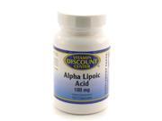 Alpha Lipoic Acid 100mg By Vitamin Discount Center 120 Capsules
