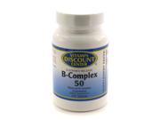 B Complex 50 Sustained Release by Vitamin Discount Center 100Tablets