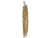 100S 20 100% Real Remy Micro Loop Ring Beads Hair Curly human hair extensions 24 Medium Blonde