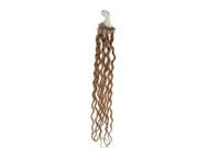 100S 20 100% Real Remy Micro Loop Ring Beads Hair Curly human hair extensions 27 Dark Blonde