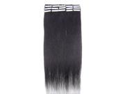 22 60g Skin Weft Tape In 100% Real Remy Human Hair Extension 1B Natural Black