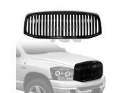 06-07 Dodge Ram Vertical Front Grille (Black) 06-07 Dodge Ram Vertical Front Grille (Black)