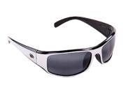 StrikeKing S11 Okeechobee Sunglasses White Blk Frame Gray Lens