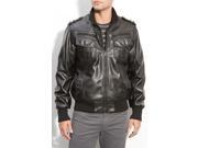 Mens Corporal Bomber Jacket Leather