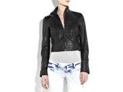 Ladies Sexy Short Cut Bolero Leather Jacket