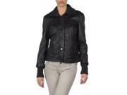 HLC Ladies Ravishing 5 Button Womens Leather Coat