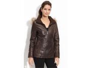 Womens McKenna Brown Leather Jacket