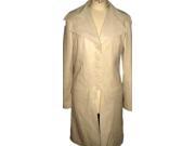 Ladies Bella Trench Coat Bone White