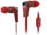 Edifier P275 Headset Headphones with Mic and Inline Control Noise Isolating In Ear Monitor Earphones Red