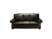 Greatime S1003 Traditional bonded leather Sofa chocolate