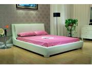 Greatime B1088 California King White Platform Bed