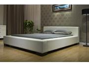 Greatime B1142 Queen White Platform Bed
