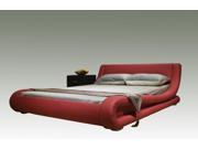 Greatime B1070 CKING Red Comtemparay Upholstered Bed