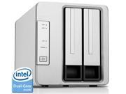 NOONTEC TerraMaster F2 220 NAS Server 2 Bay Intel Dual Core 2.41 GHz 2GB RAM Network RAID Storage for Small Medium Business Diskless
