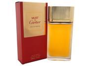 Cartier Must De Cartier Gold Eau De Parfum Spray 100ml 3.3oz