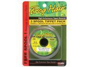 Frog Hair Tippet 3 Pack 4x 5x 6x Fly Fishing