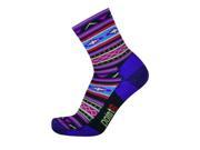 Point6 Active Life Taos Extra Light 3 4 Crew Black Imperial Socks Small