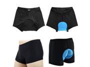 XCSOURCE Riding Bicycle Short Pants Cotton Underwear Silica Gel 3D Padded Blue M OS652