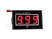 XCSOURCE Waterproof Mini Voltmeter 3 30V Volt LED Display Digital Panel Meter Red TE522