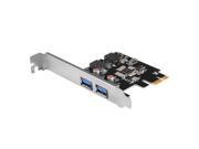XCSOURCE PCI E to USB 3.0 Expansion Card With Interface USB 3.0 Dual Ports For Desktop PC AC537